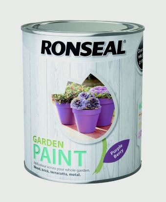 Ronseal Garden Paint - Purple Berry