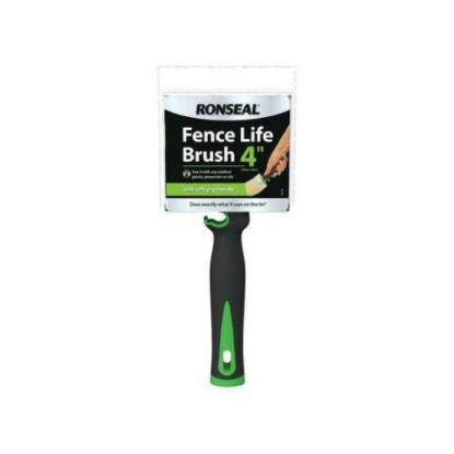 Ronseal Fence Life Brush - Soft grip - Designed for exterior wood - Fast & Free Di