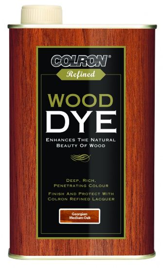 Ronseal Colron Refined Wood Dye 250ml - Georgian Medium Oak