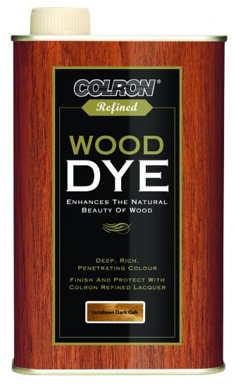 Ronseal Colron Refined Wood Dye 250ml - Jacobean Dark Oak